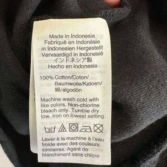 Madewell Texture & Thread Black 3/4 Balloon Sleeve V Neck Top Womens Size XS - Picture 12 of 14